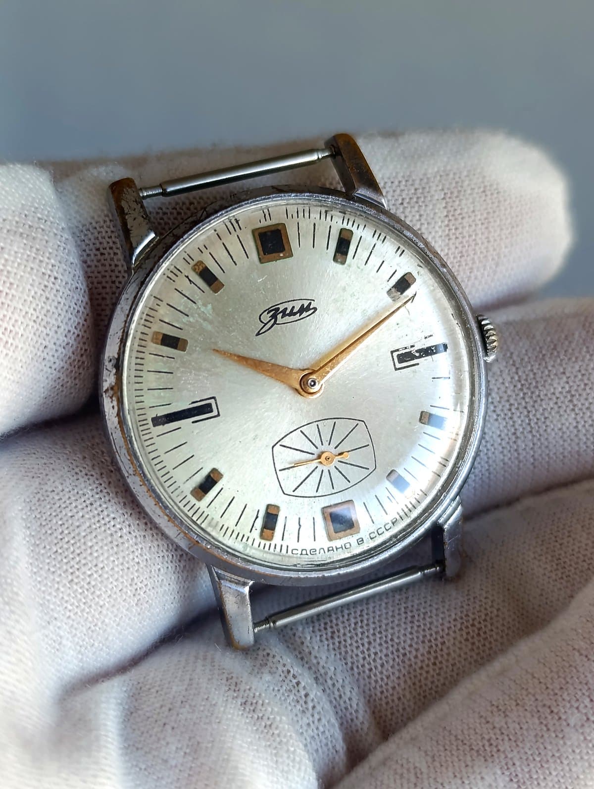 Vintage ZIM Watch Made in USSR – Cal 2602 Mechanical 1970s Soviet Watch – thumbnail 3