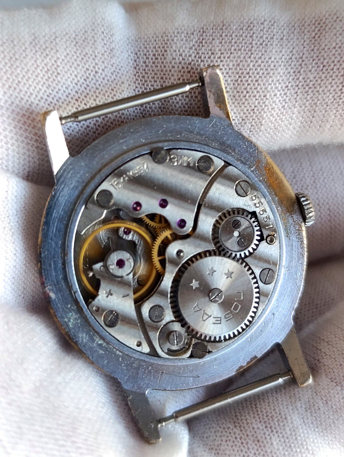 Vintage ZIM Watch Made in USSR – Cal 2602 Mechanical 1970s Soviet Watch – thumbnail 2
