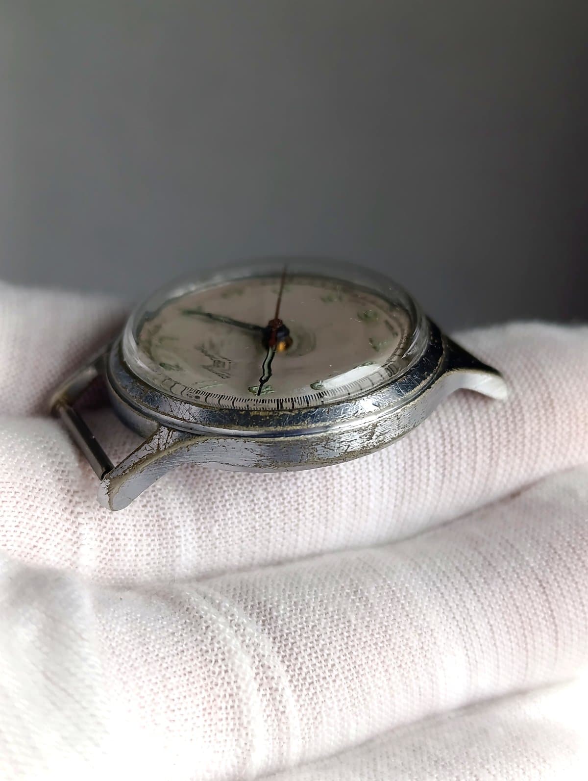 Vintage Sportivnie USSR Watch 1950s, 1MCHZ Caliber 2634 17 Jewels  – thumbnail 7