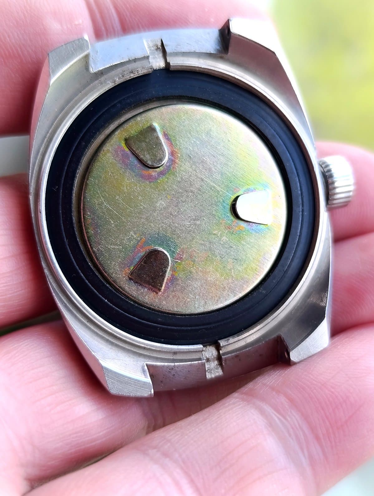 Vostok Amphibia USSR 2209 Mechanical Diver Watch Rare Blue Sector Dial Engraved – thumbnail 11