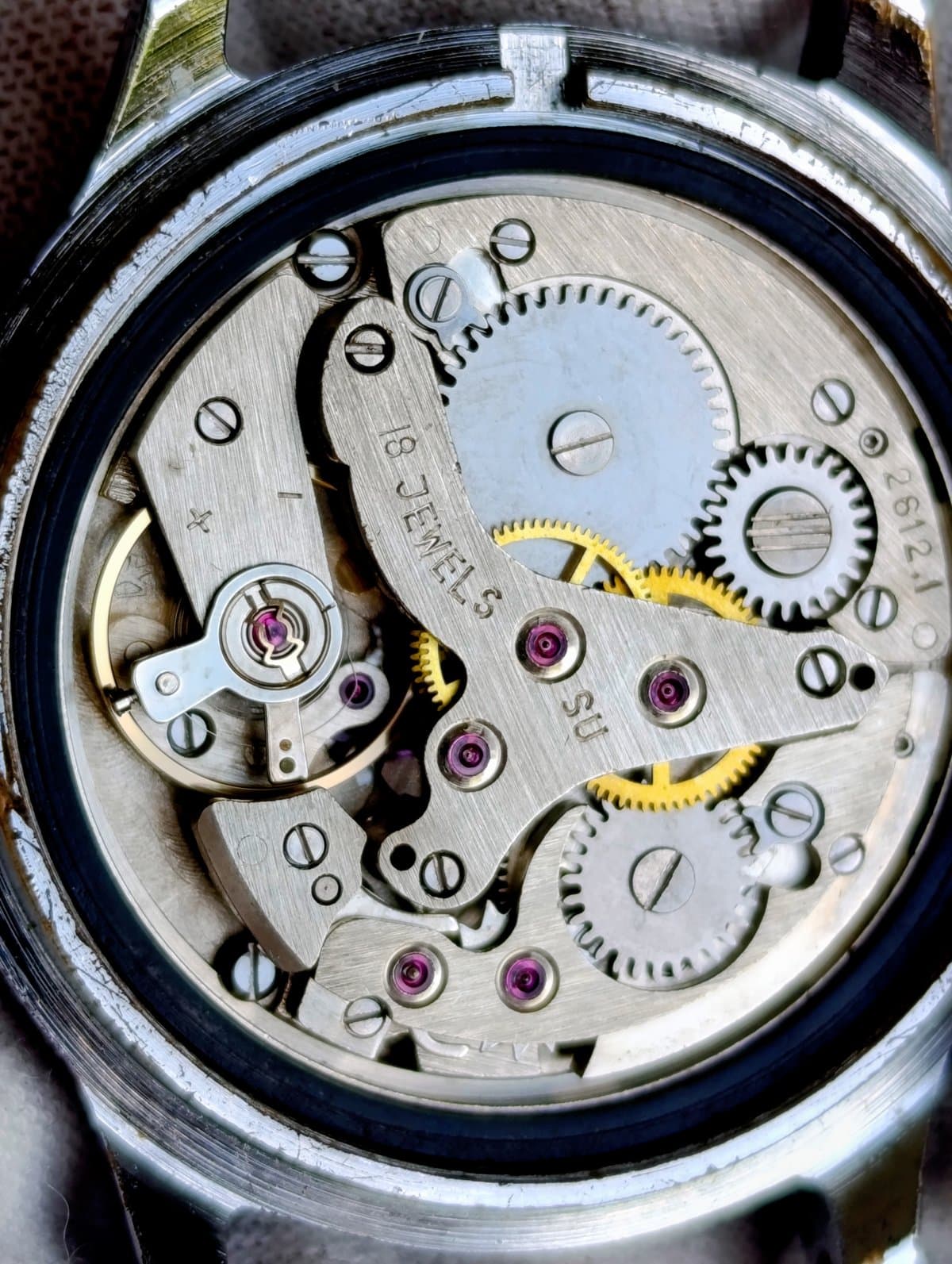 Vintage Poljot Alarm Watch USSR Mechanical 18 Jewels Soviet Wristwatch 1980s – thumbnail 2