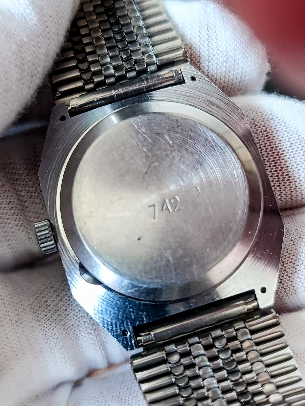 Vintage Russian Raketa Star Wars Watch Day Date Mechanical Wristwatch – thumbnail 12
