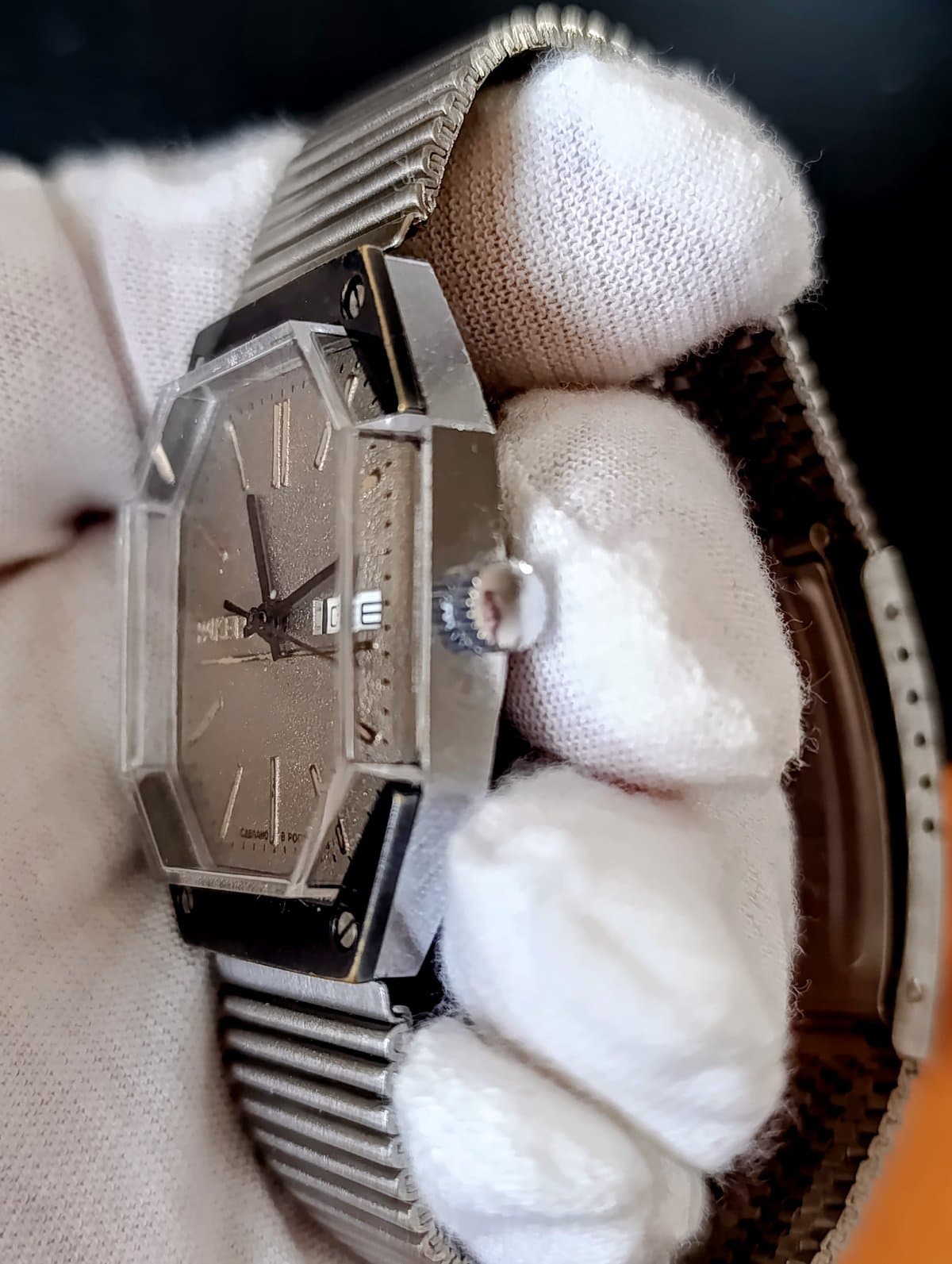Vintage Russian Raketa Star Wars Watch Day Date Mechanical Wristwatch – thumbnail 7