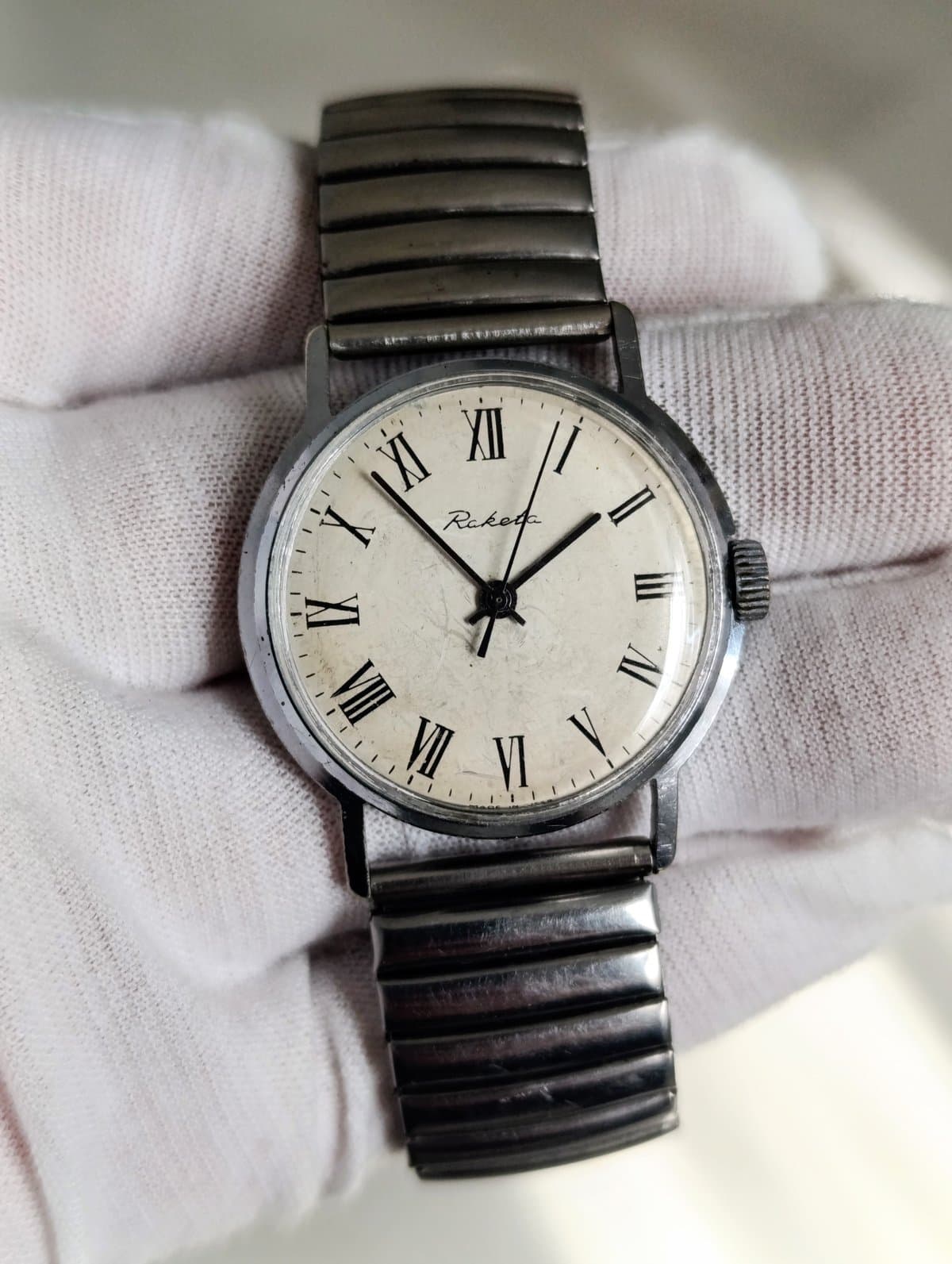 Vintage Raketa Soviet Watch Cal. 2609 16  Jewels Made in USSR 1970s – thumbnail 9