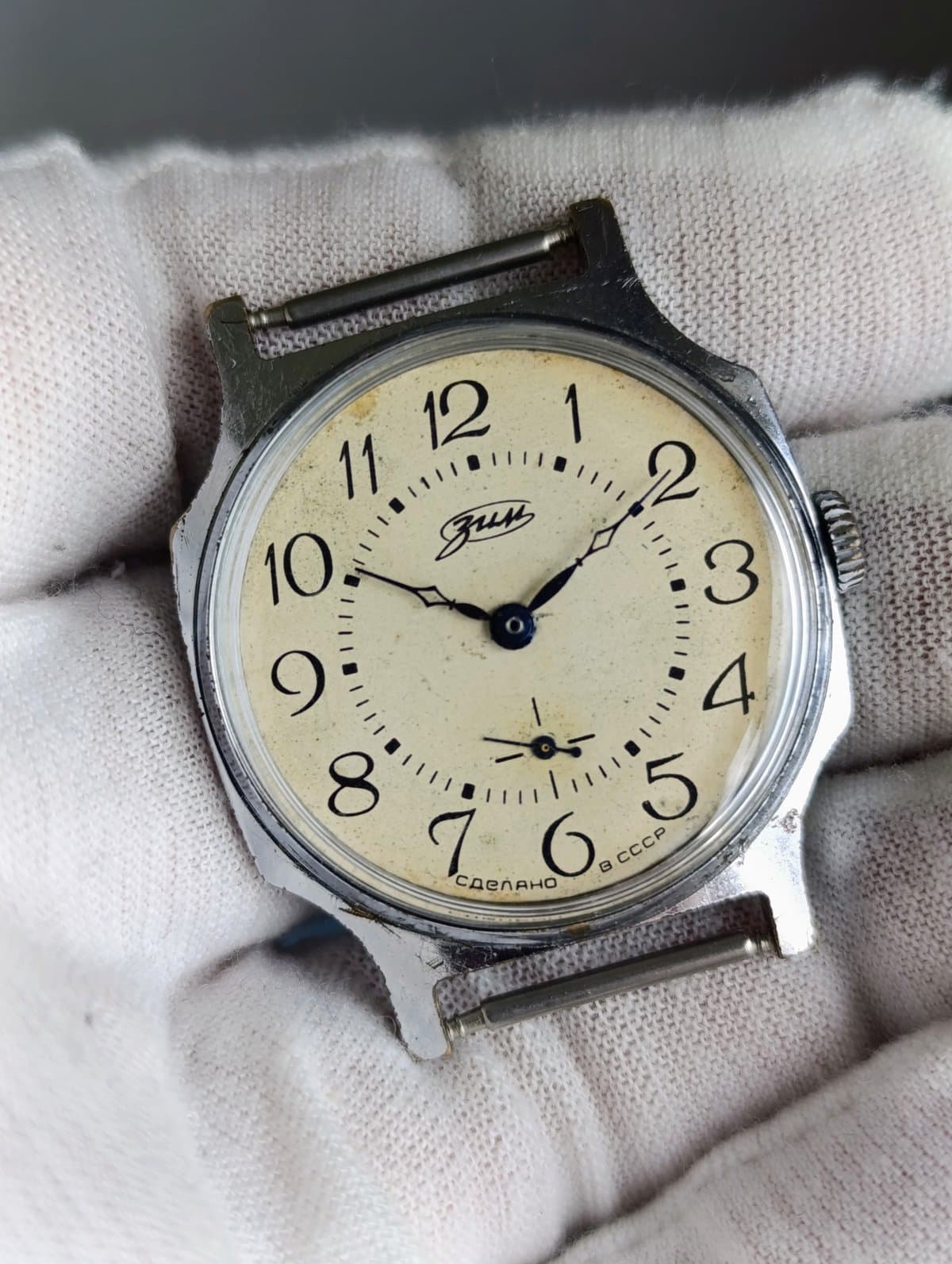 Vintage ZIM Soviet Dress Watch – Caliber 2602 Small Seconds Freshly Serviced  – thumbnail 8