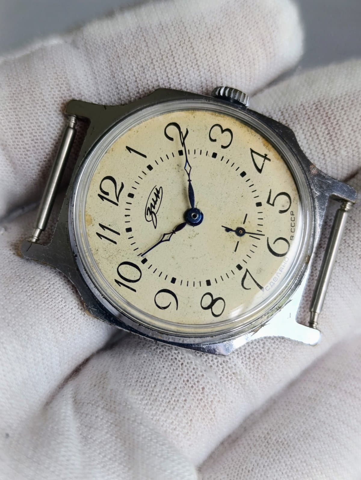 Vintage ZIM Soviet Dress Watch – Caliber 2602 Small Seconds Freshly Serviced  – thumbnail 9