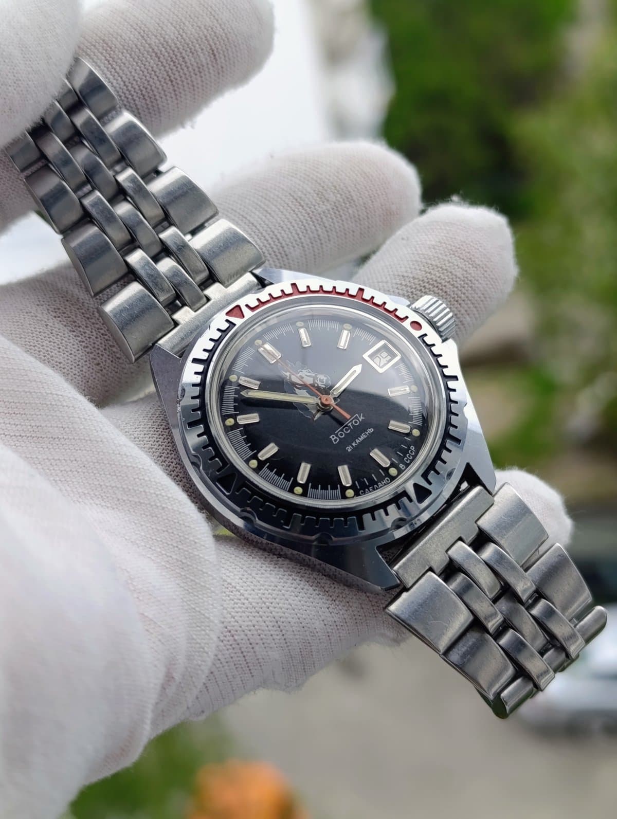 Soviet Vostok Amphibia Automatic Diver, Horse Dial Caliber 2416Б 1980s USSR  – thumbnail 11
