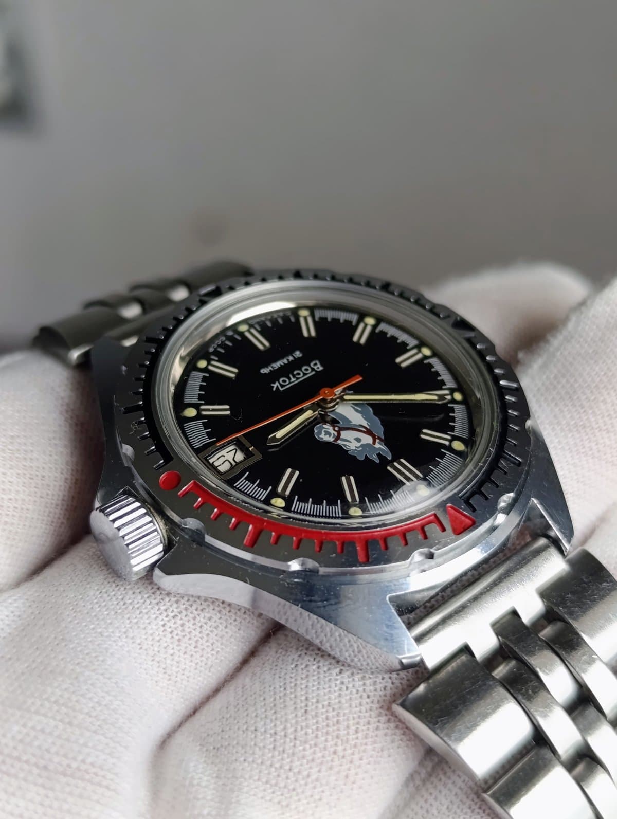 Soviet Vostok Amphibia Automatic Diver, Horse Dial Caliber 2416Б 1980s USSR  – thumbnail 9
