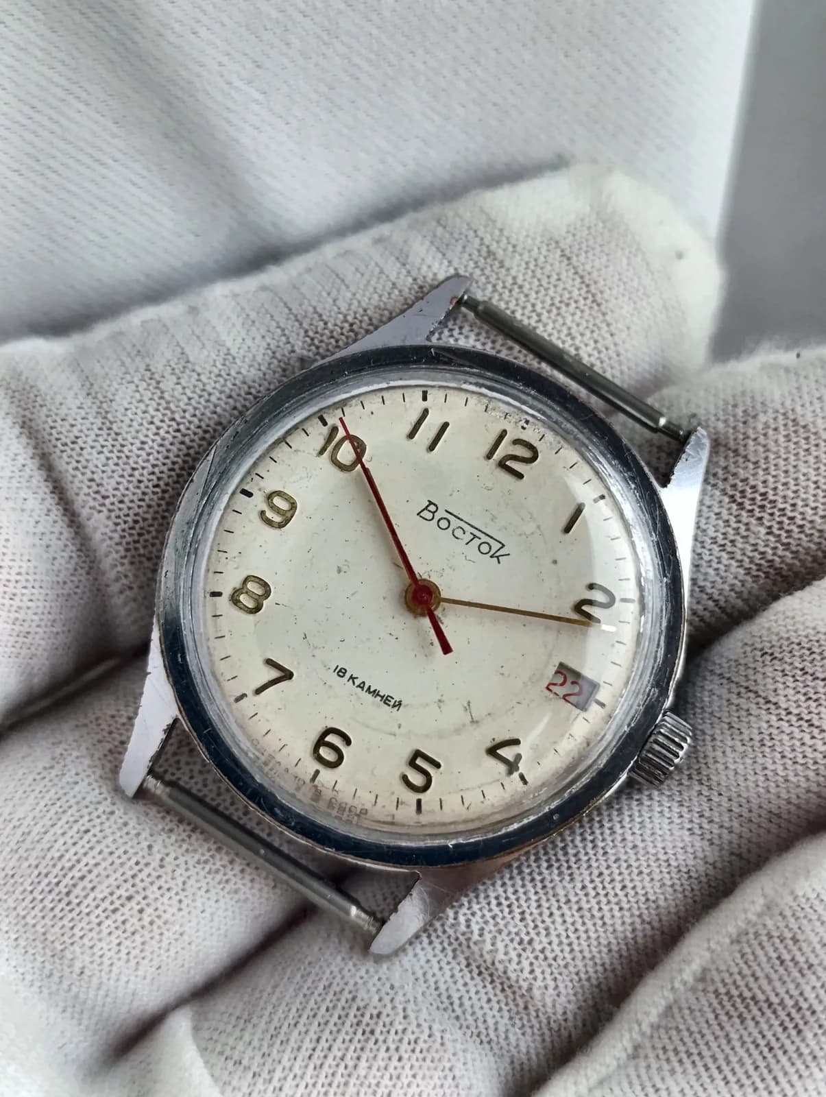 Vostok 2214 Soviet USSR Watch 1970s Chistopol Serviced – thumbnail 5