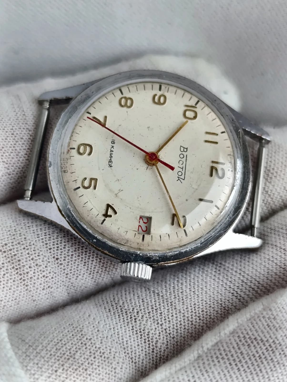 Vostok 2214 Soviet USSR Watch 1970s Chistopol Serviced – thumbnail 8