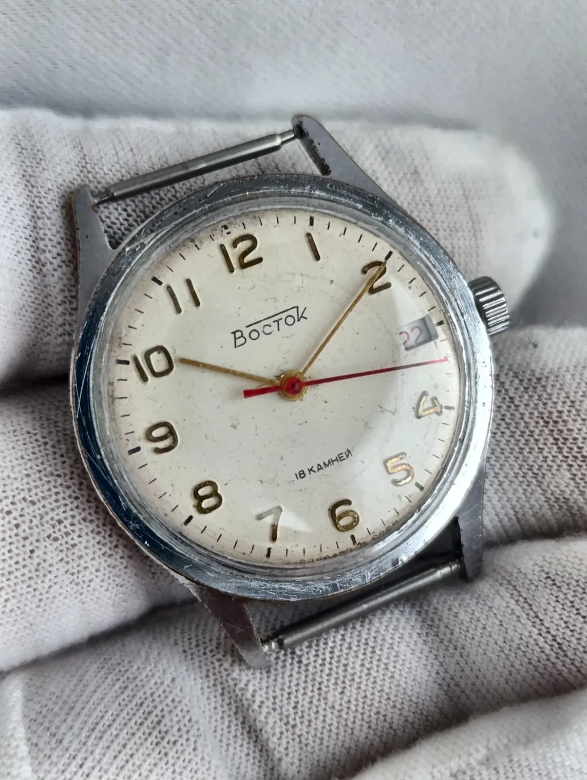 Vostok 2214 Soviet USSR Watch 1970s Chistopol Serviced – thumbnail 10