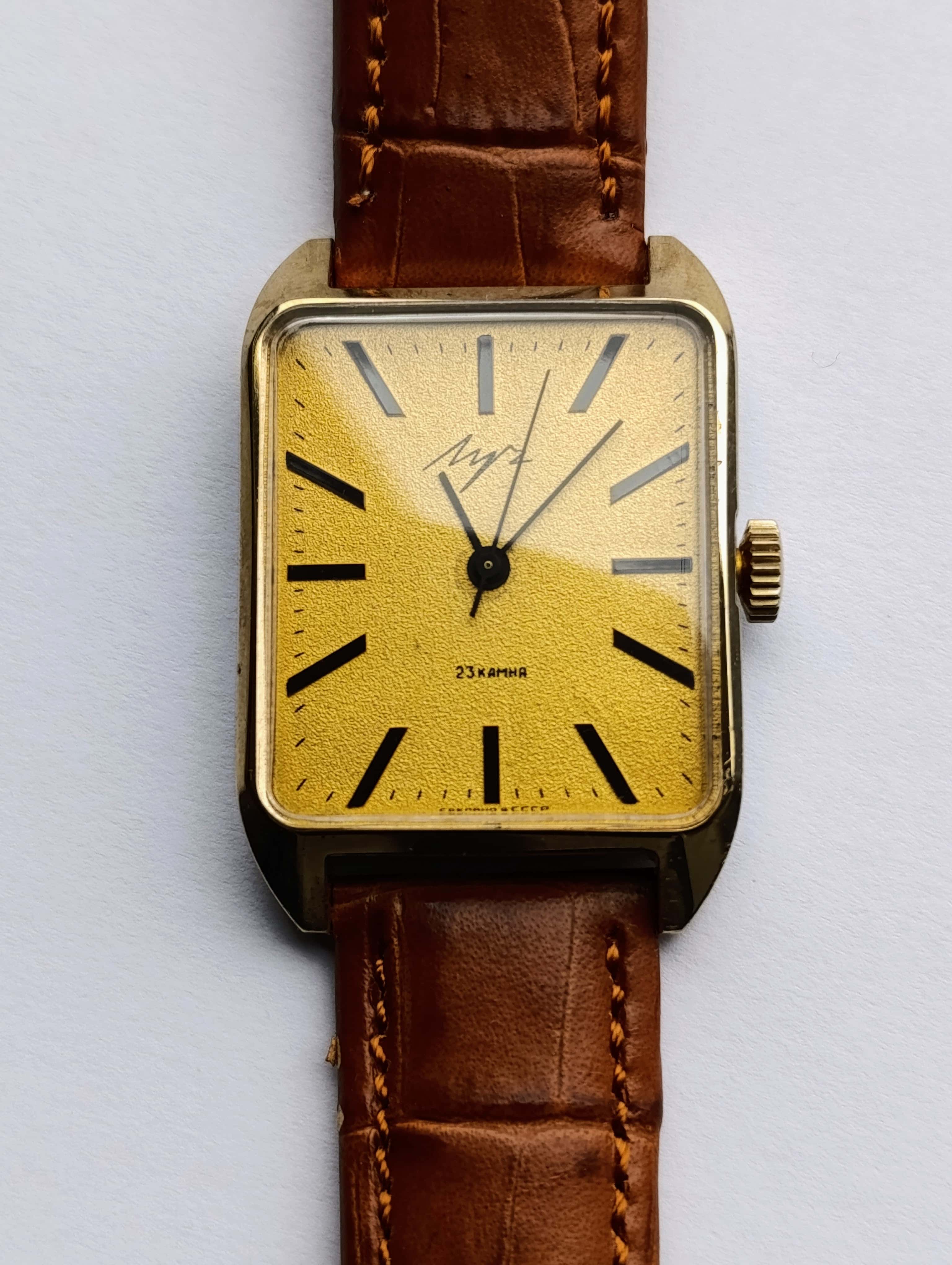Luch 2209 Soviet Vintage Watch 23 Jewels Model 743651 Minsk Watch Factory Made in USSR 1980s
