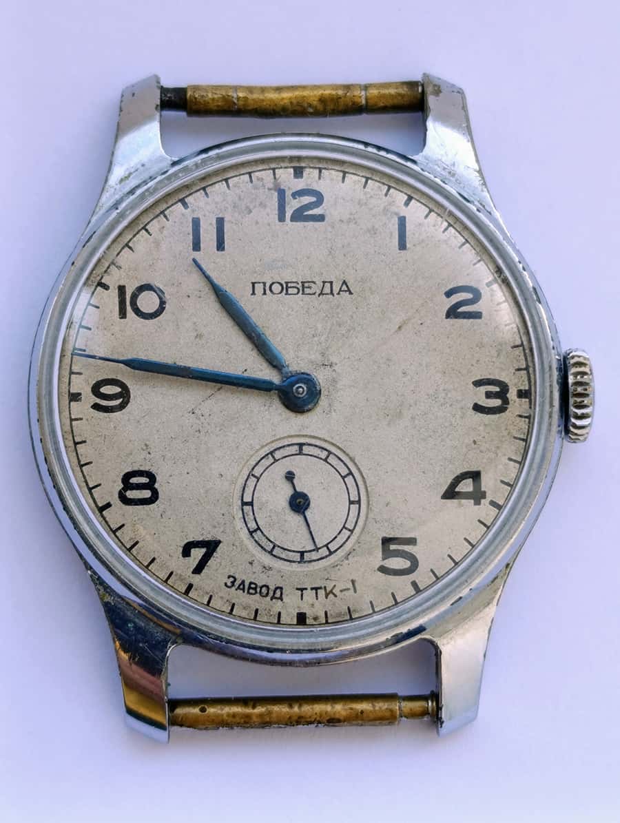 Pobeda Watch TTK-1 Rare Soviet Watch | Factory Precision Technical Stones 1952