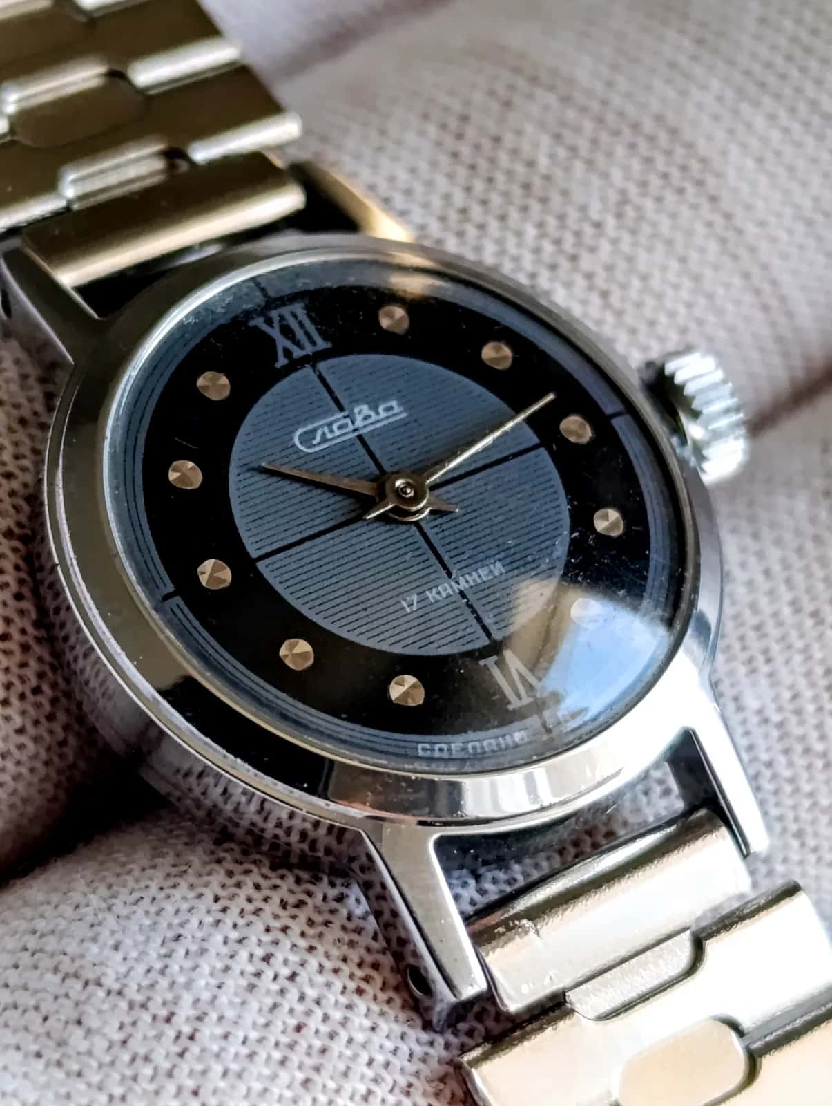Slava Cal. 1601 Soviet Women's NOS Watch, USSR 1980s